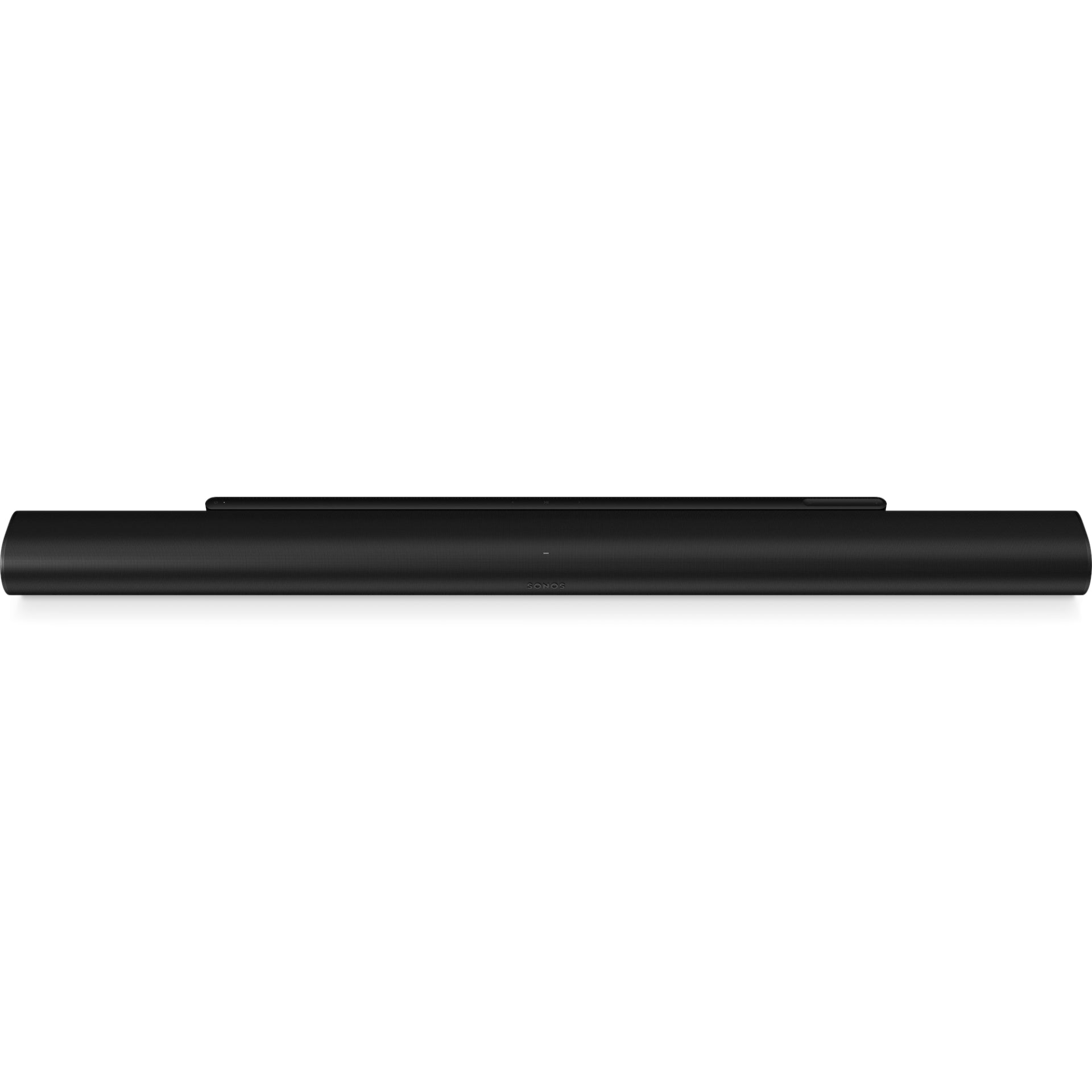 Sonos Arc Ultra Soundbar Black top down view against a white background.