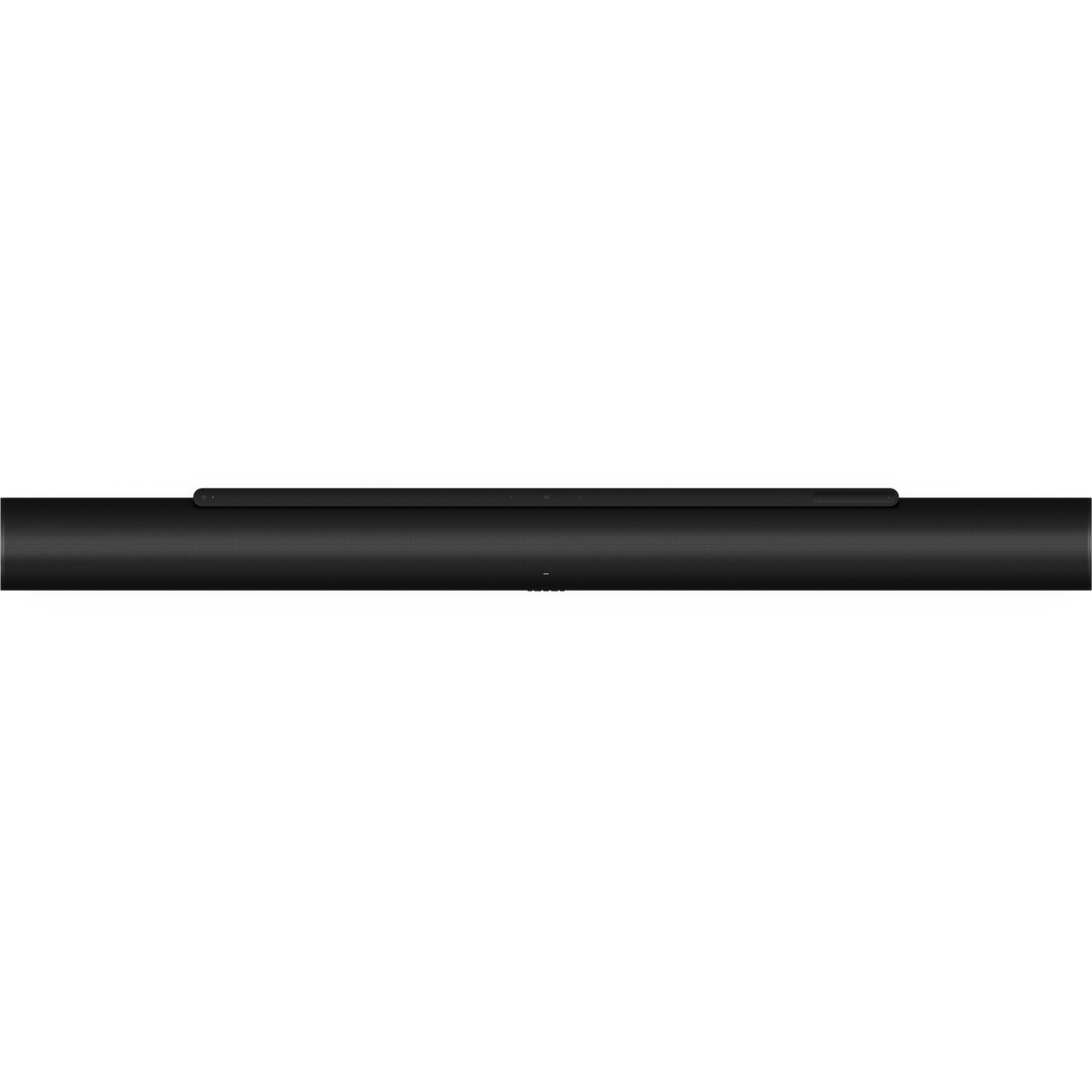 Sonos Arc Ultra Soundbar Black top down view against a white background.