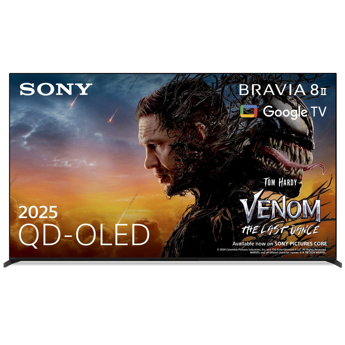 Sony BRAVIA 8 II - QD-OLED | AI XR Processor | Acoustic Surface Audio+ | Dolby Vision/Atmos | IMAX Enhanced | Google TV (2025) | Google Cast | Apple AirPlay 2 | Eco Dashboard 2 | Game Menu 2