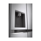 LG GSLV71PZTD 91.3cm Frost Free American Style Fridge Freezer - Shiny Steel