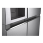 LG GSLV71PZTD 91.3cm Frost Free American Style Fridge Freezer - Shiny Steel