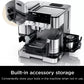 Ninja ES601UK Luxe Café Premier Series Espresso Coffee Machine | Black/Stainless Steel