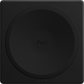 Sonos Port Network Audio Streamer Black top down view of the bottom of the device with the Port logo.