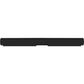 Sonos Arc Soundbar Black front on view of the rear of the device against a white background.