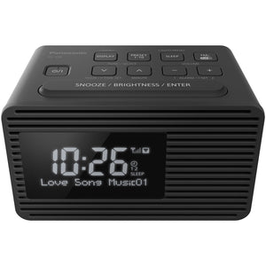 Panasonic RC-D8EB-K Multi-Purpose Radio with DAB+ and USB smartphone charging