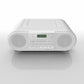 Panasonic RX-D550E-W Powerful Portable Radio with CD, Bluetooth® and USB - White
