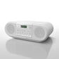 Panasonic RX-D552E-W Powerful Portable DAB+ Radio with CD, Bluetooth® and USB - White