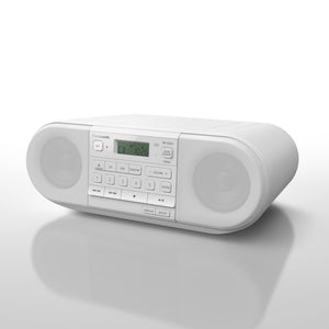 Panasonic RX-D552E-W Powerful Portable DAB+ Radio with CD, Bluetooth® and USB - White