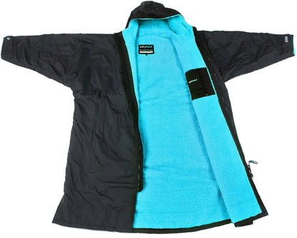 dryrobe Advance, Long Sleeve, Black/Blue