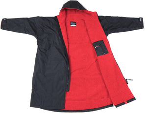 dryrobe Advance, Long Sleeve, Black/Red