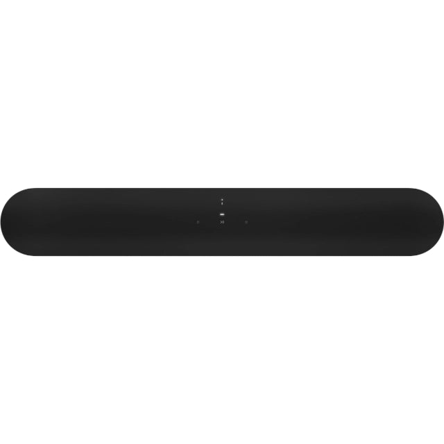 Sonos Beam (Gen 2) Soundbar Black top down view of the touch controls against a white background.