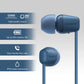 Sony WI-C100L Wireless In-ear Headphones - Blue