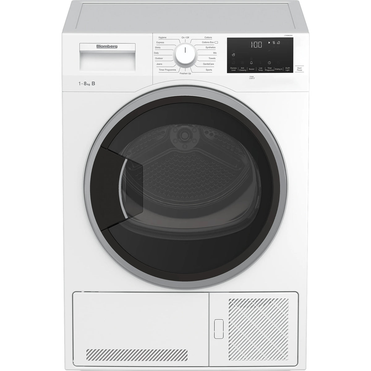 Blomberg LTK38020W 8kg Condenser Tumble Dryer