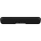 Sonos Ray Soundbar Black front on view of the rear of the device and the inputs against a white background.