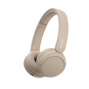 Sony WH-CH520C Wireless Bluetooth Headphones - up to 50 Hours Battery Life with Quick Charge, On-ear style - Beige