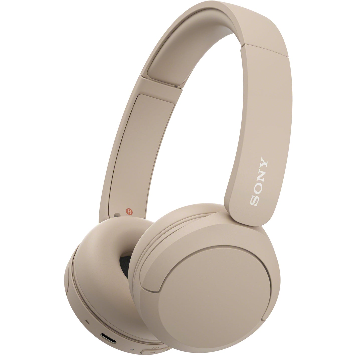 Sony WH-CH520C Wireless Bluetooth Headphones - up to 50 Hours Battery Life with Quick Charge, On-ear style - Beige