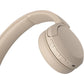 Sony WH-CH520C Wireless Bluetooth Headphones - up to 50 Hours Battery Life with Quick Charge, On-ear style - Beige