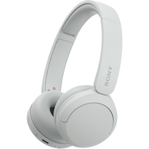 Sony WH-CH520W Wireless Bluetooth Headphones - up to 50 Hours Battery Life with Quick Charge, On-ear style - White