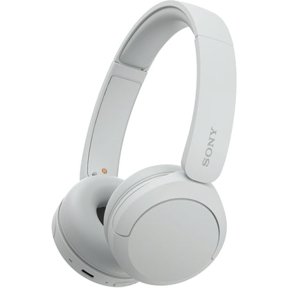 Sony WH-CH520W Wireless Bluetooth Headphones - up to 50 Hours Battery Life with Quick Charge, On-ear style - White