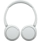 Sony WH-CH520W Wireless Bluetooth Headphones - up to 50 Hours Battery Life with Quick Charge, On-ear style - White