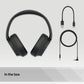 Sony WH-CH720NB Noise Cancelling Wireless Bluetooth Headphones - Up to 35 hours battery life and Quick Charge - Black