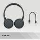 Sony WH-CH520 Wireless Bluetooth Headphones - up to 50 Hours Battery Life with Quick Charge, On-ear style