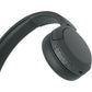 Sony WH-CH520B Wireless Bluetooth Headphones - up to 50 Hours Battery Life with Quick Charge, On-ear style - Black