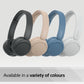 Sony WH-CH520 Wireless Bluetooth Headphones - up to 50 Hours Battery Life with Quick Charge, On-ear style