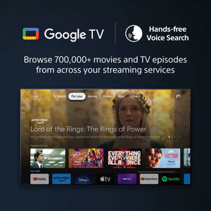 Sony BRAVIA | KD65X85L | 65" Full Array LED | 4K HDR | Google TV | ECO PACK | BRAVIA CORE | Seamless Edge Design