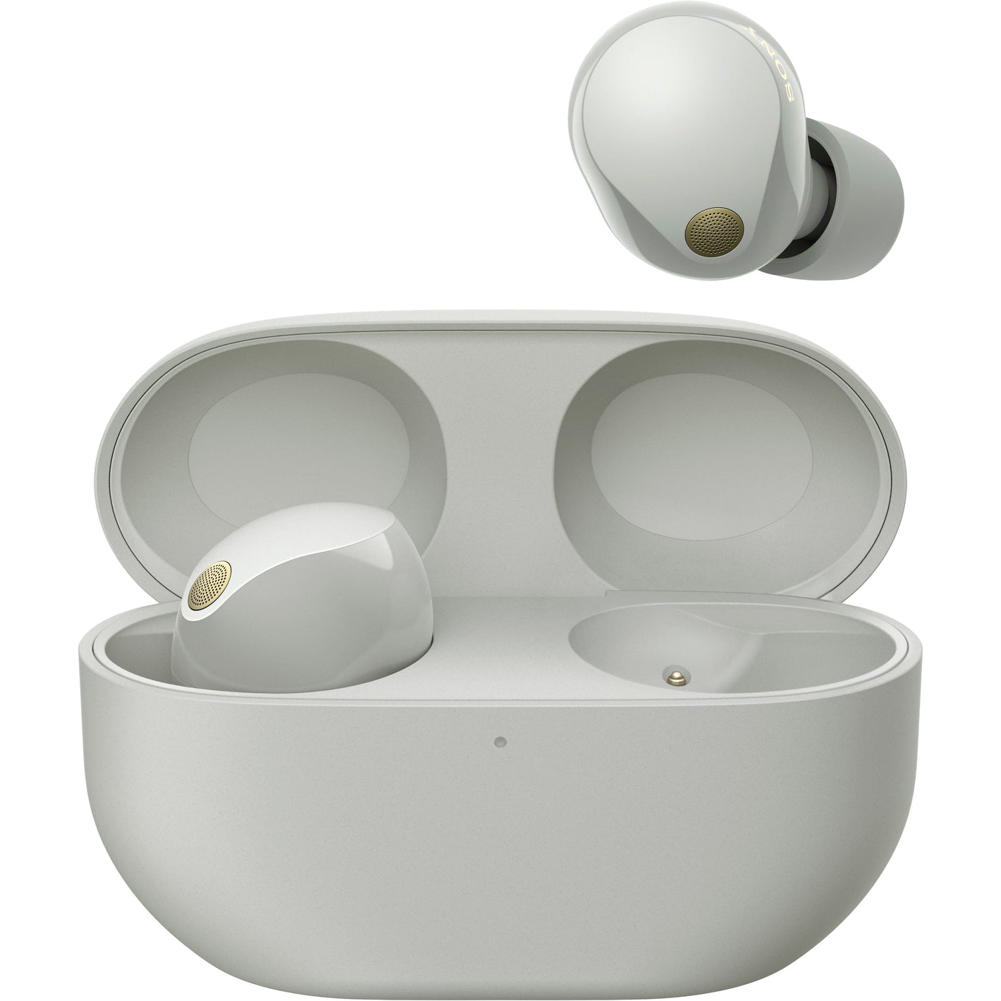 Sony WF-1000XM5S Wireless Noise Cancelling Earbuds - Up to 24 hours battery life - Silver
