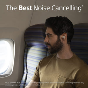 Sony WF-1000XM5S Wireless Noise Cancelling Earbuds - Up to 24 hours battery life - Silver