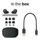 Sony WF-1000XM5B Wireless Noise Cancelling Earbuds - Up to 24 hours battery life - Black