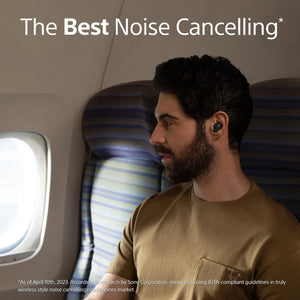 Sony WF-1000XM5B Wireless Noise Cancelling Earbuds - Up to 24 hours battery life - Black