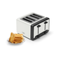 Bosch TAT5P44 DesignLine 4 Slice Toaster