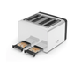 Bosch TAT5P44 DesignLine 4 Slice Toaster