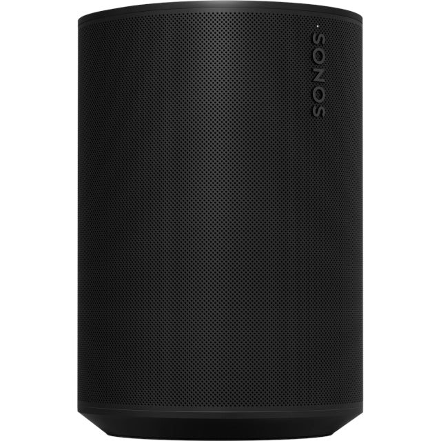 Sonos Era 100 Smart Speaker Black front facing angled view against a white background.