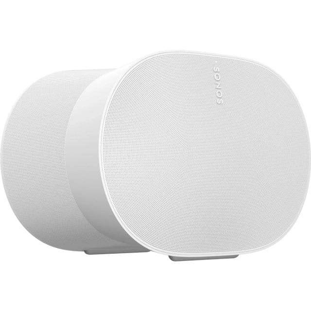 Sonos Era 300 Premium Smart Speaker White front on angled view against a white background.