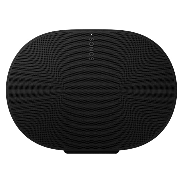 Sonos Era 300 Premium Smart Speaker Black front on view against a white background.