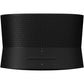 Sonos Era 300 Premium Smart Speaker Black top down view of the top of the device with the touch controls against a white background.