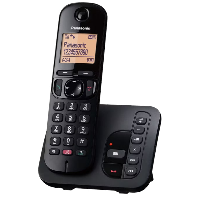 Panasonic KX-TGC260EB Digital Cordless Phone with Answering Machine - Single Handset