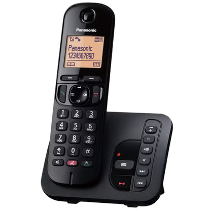 Panasonic KX-TGC260EB Digital Cordless Phone with Answering Machine - Single Handset