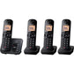 Panasonic KX-TGC264EB Digital Cordless Phone with Answering Machine - Four Handsets