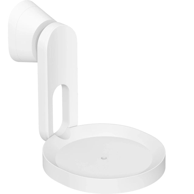 Sonos Era 100 Smart Speaker Wall Mount Single White front angled view against a white background.