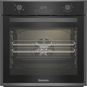 Blomberg ROEN9202DX 59.4cm Built In Electric Single Oven - Dark Steel