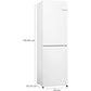 Bosch KGN27NWEAG 55cm 50/50 Frost Free Fridge Freezer - White