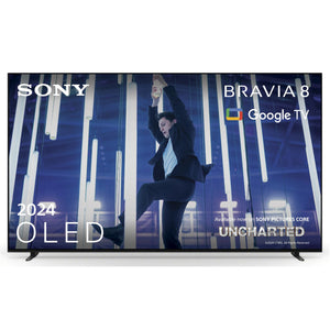 Sony BRAVIA 8 OLED 4K HDR Google Smart TV (2024) | Gaming Features for PlayStation 5 and IMAX Enhanced, Dolby Vision Atmos, Chromecast, Apple AirPlay, 120Hz XR80