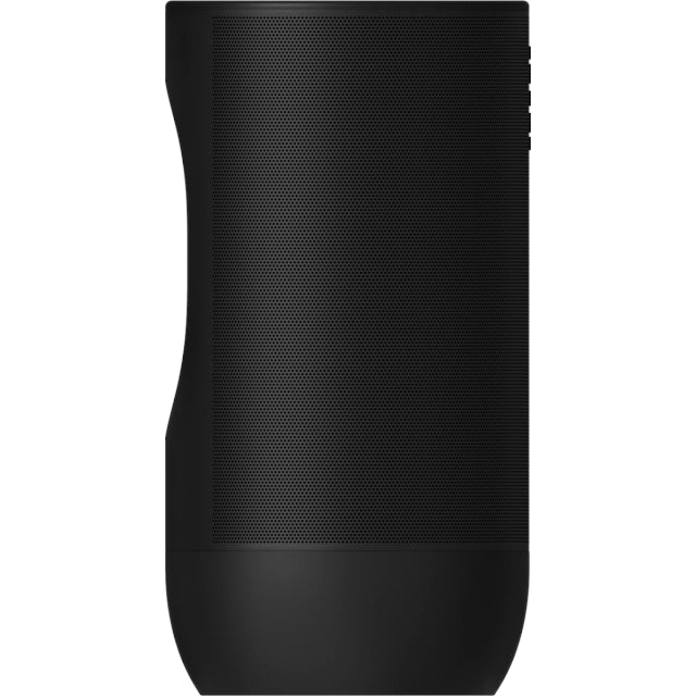 Sonos Move 2 Portable Speaker Black front on side view of the device against a white background.