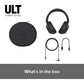Sony WH-ULT900NB - ULT WEAR - Bluetooth Enabled Headphones with ULT POWER SOUND, Ultimate Deep Bass, Noise Cancelling, Clear Call Quality, Up to 30hr Battery Life, IOS & Android - Black