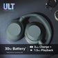 Sony WH-ULT900NB - ULT WEAR - Bluetooth Enabled Headphones with ULT POWER SOUND, Ultimate Deep Bass, Noise Cancelling, Clear Call Quality, Up to 30hr Battery Life, IOS & Android - Black