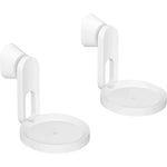 Sonos Era 100 Wall Mount Pair White front on angled view against a white background.